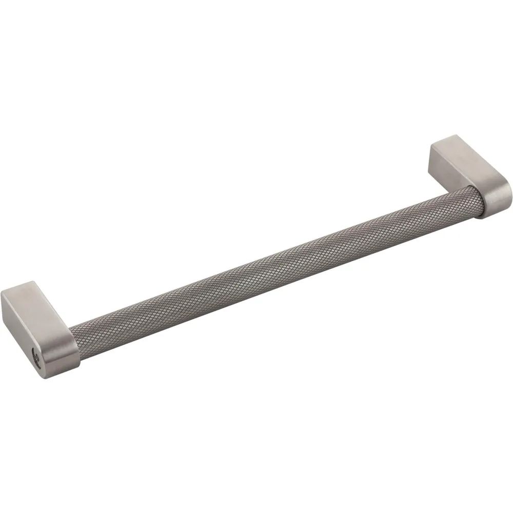 Furnipart Griff Regular 2 LA 192, Breite 206 mm, Edelstahl gerändelt