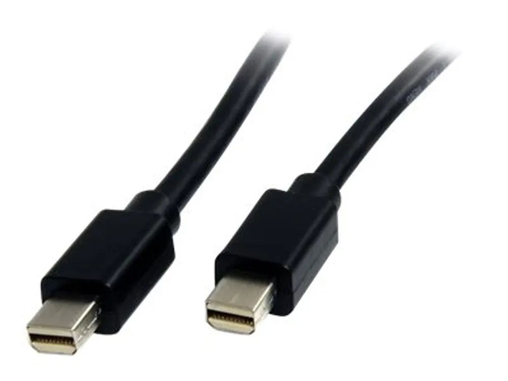 StarTech.com 2 m Mini DisplayPort Kabel - 4K x 2K Ultra HD Video - Mini DP 1.2(Stecker) auf Mini DP(Stecker) Monitor Kabel - mDP Kabel kann mit Thunderbolt 2 Ports arbeiten - M/M (MDISP2M)