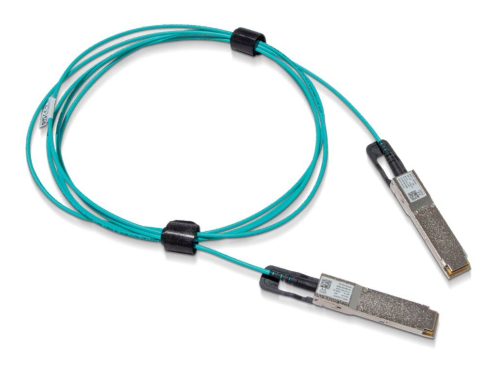 NVIDIA 200GBase-AOC Direktanschlusskabel - QSFP56 zu QSFP56 - 5 m - Glasfaser - Active Optical Cable (AOC)