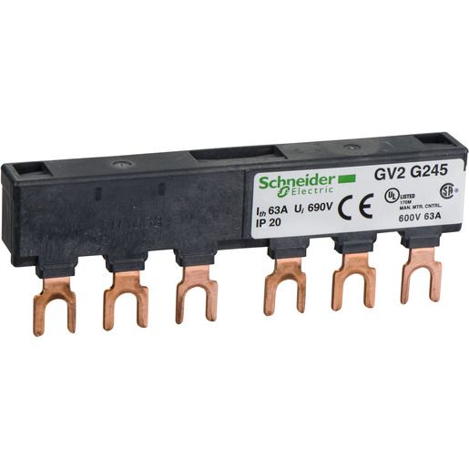 Schneider Electric SAMMELSCHIENE 63A 2 ABG. 45MM / SCHN.E GV2G245