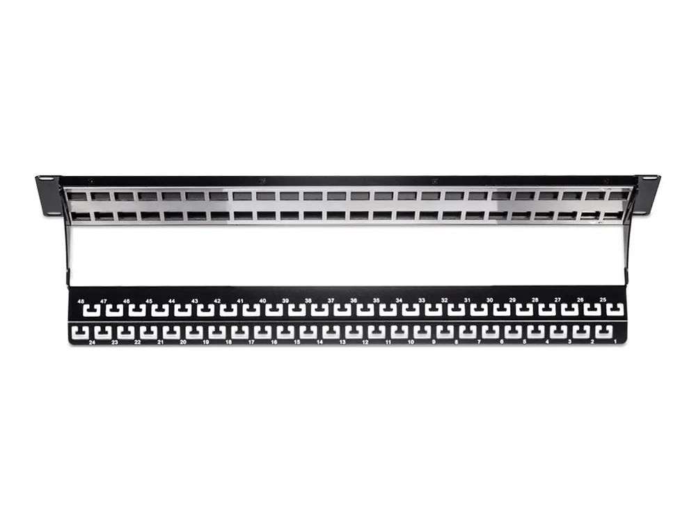 TRENDnet TC-KP48S - Patchpanel (Blindblech) - Rack montierbar - 2U - 48.3 cm (19")