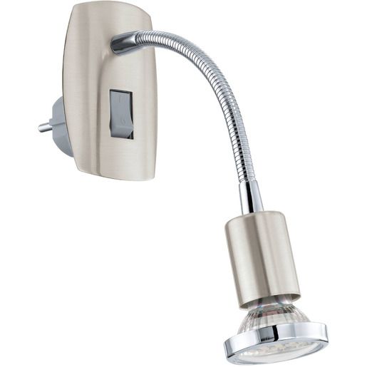 Eglo STECKDOSENSPOT GU10 2,5W NI-MT / EGLO 92933 MINI 4 LED +LM 92933