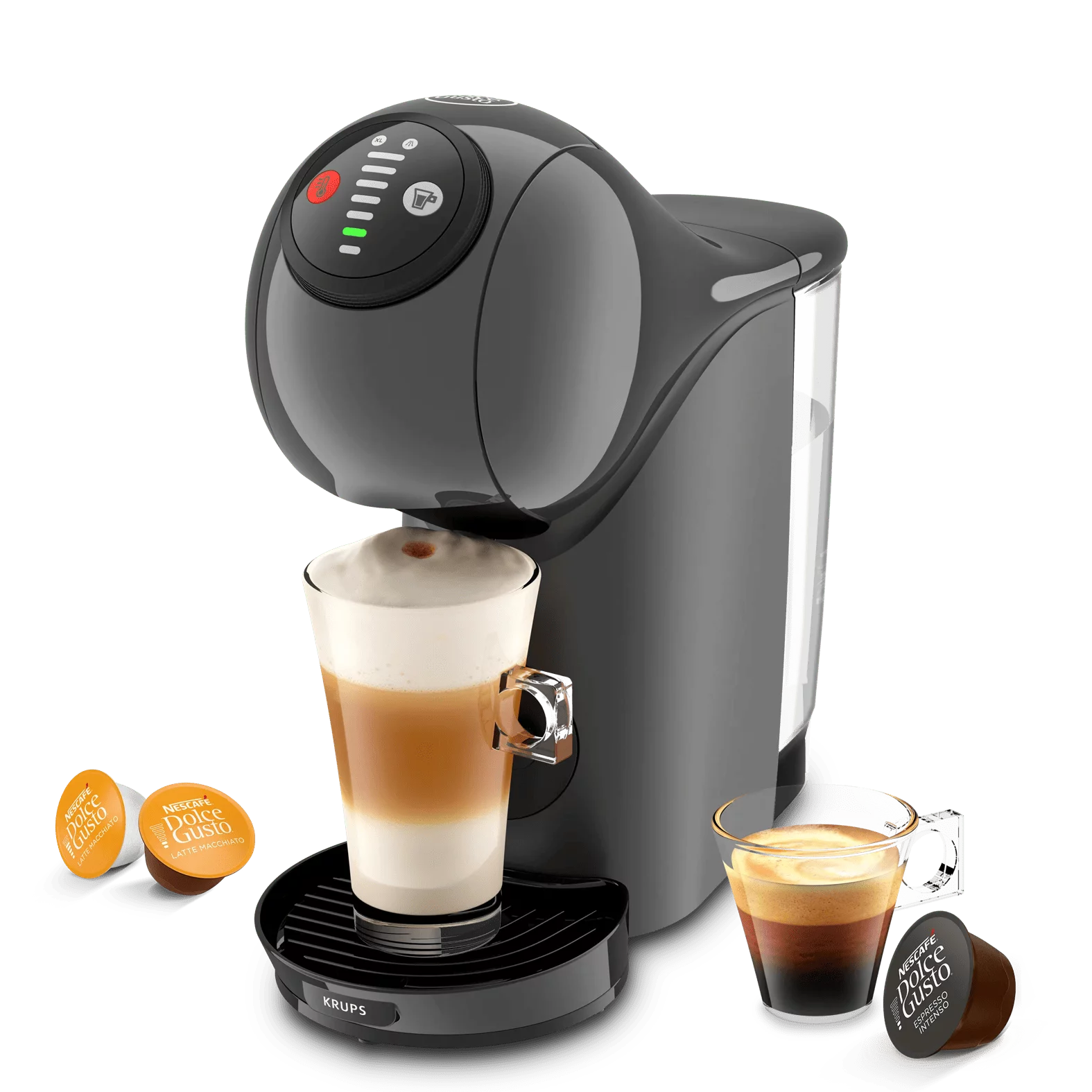 KRUPS NESCAFÉ® Dolce Gusto® KP243B  Kapselmaschine GENIO S - Anthrazit