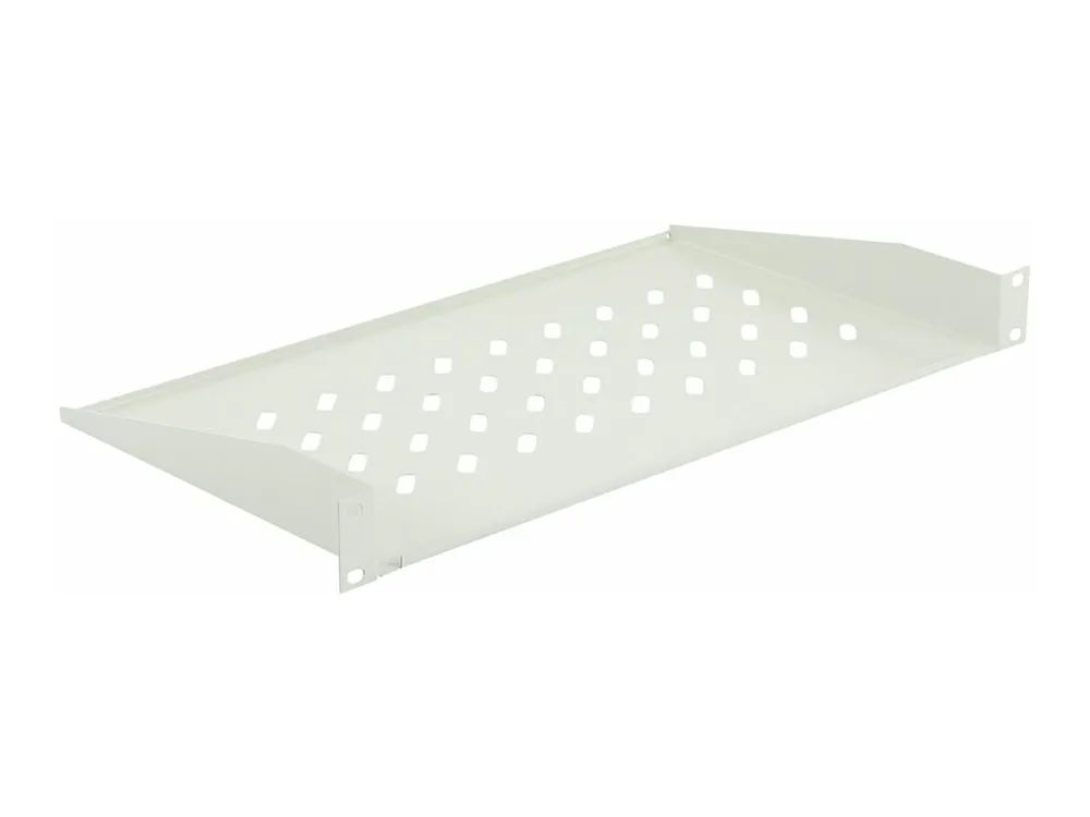 Lanview by Logon - Rack - Regal - d=250 mm - Schrankmontage - weiß, RAL 7035 - 1U - 48.3 cm (19")