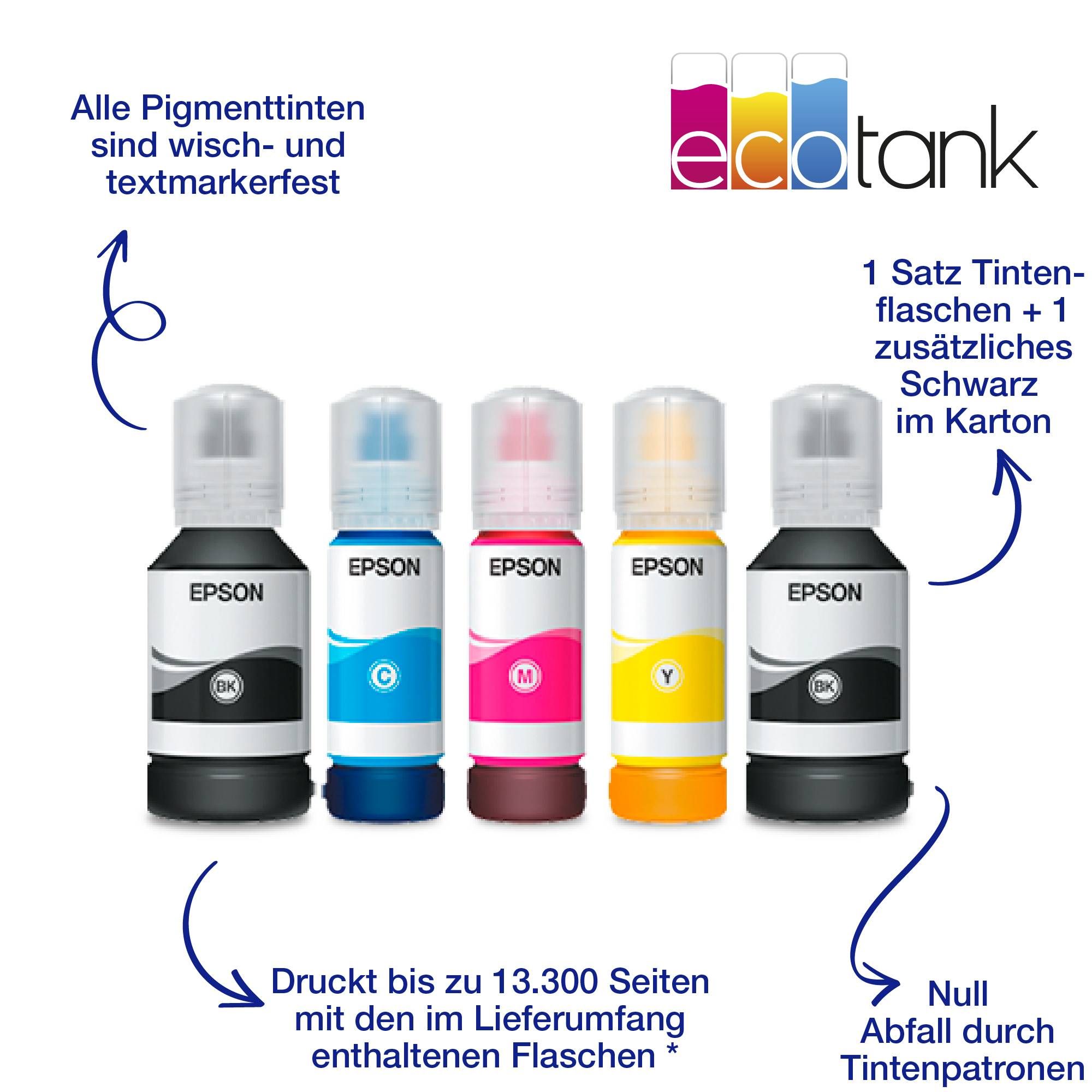 Epson EcoTank ET-5170 - Multifunktionsdrucker - Farbe - Tintenstrahl - A4 (210 x 297 mm)