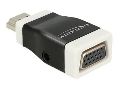 Delock Video- / Audio-Adapter - HDMI (M) bis HD-15 (VGA)