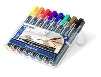 STAEDTLER Lumocolor 352 - Marker - permanent - gemischte Farben - 2 mm (Packung mit 8)