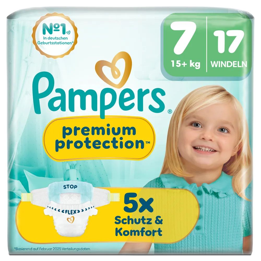 Pampers Premium Protection Gr.7 Extra Large 15+kg 