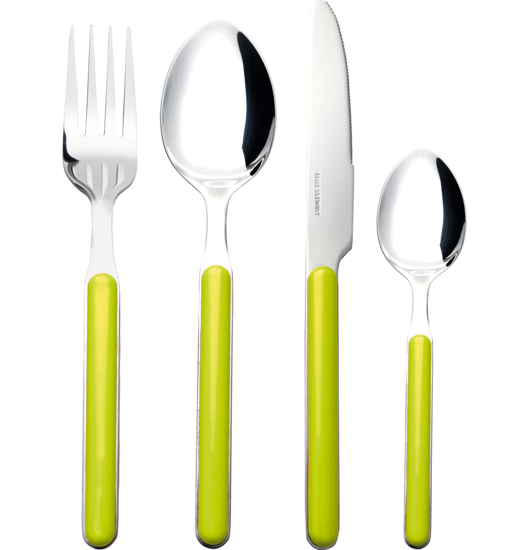 Brunner Besteckset grün