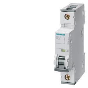 SIEMENS EP Leitungsschutzschalter, 230/400 V, Icn: 6 kA, 1P, Icu: 30 kA, C-Char, In: 4 A