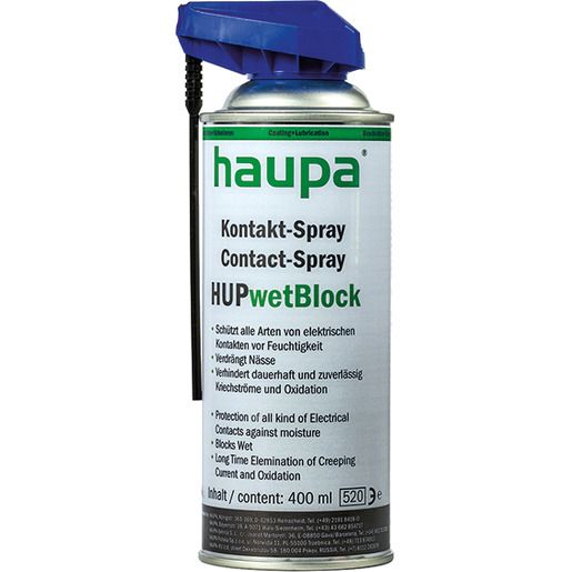 Haupa KONTAKT-SPRAY HUPWETBLOCK / HAUPA 170180 AEROSOL 400ML 170180