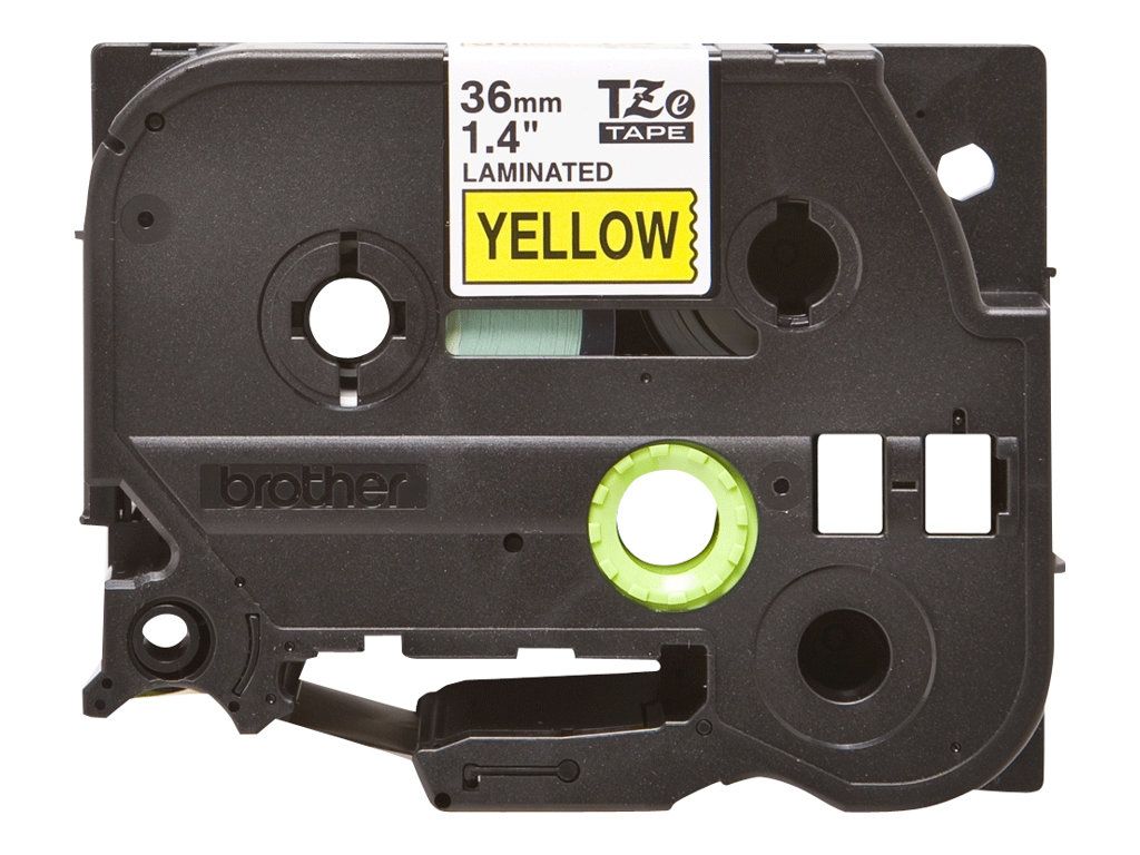 Brother TZe-661 - Selbstklebend - Schwarz auf Gelb - Rolle (3,6 cm x 8 m)