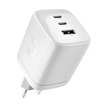 Fresh 'n Rebel 2x USB C+A Wall Charger 100W PD, Ice Grey