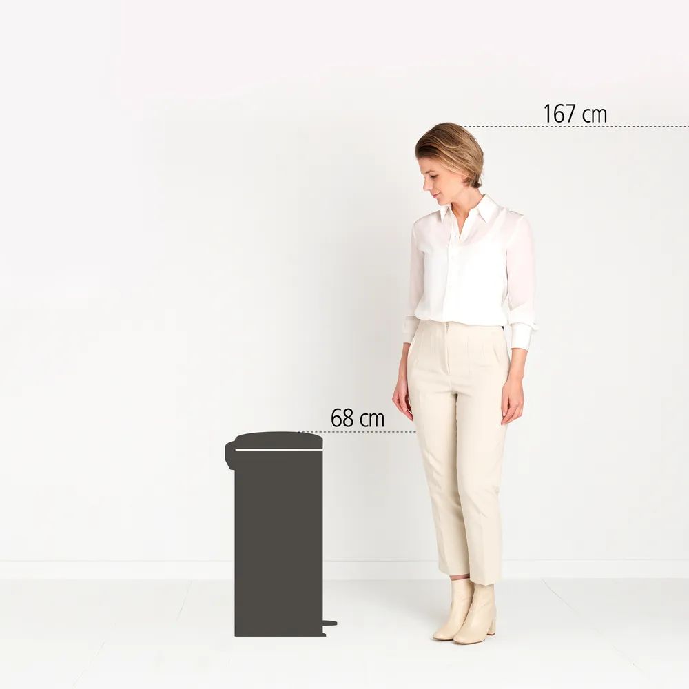 Brabantia NewIcon Treteimer,30l, Soft Beige