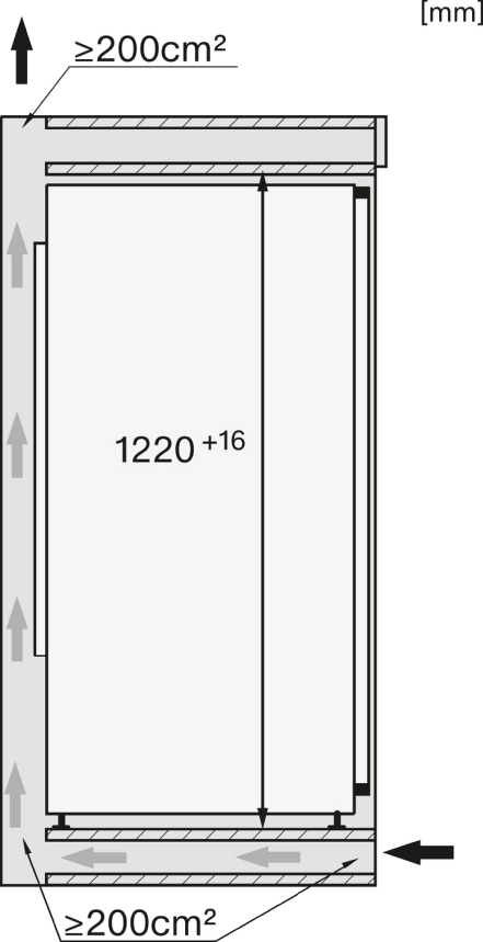 Miele K 7344 D Einbau-Kühlschrank