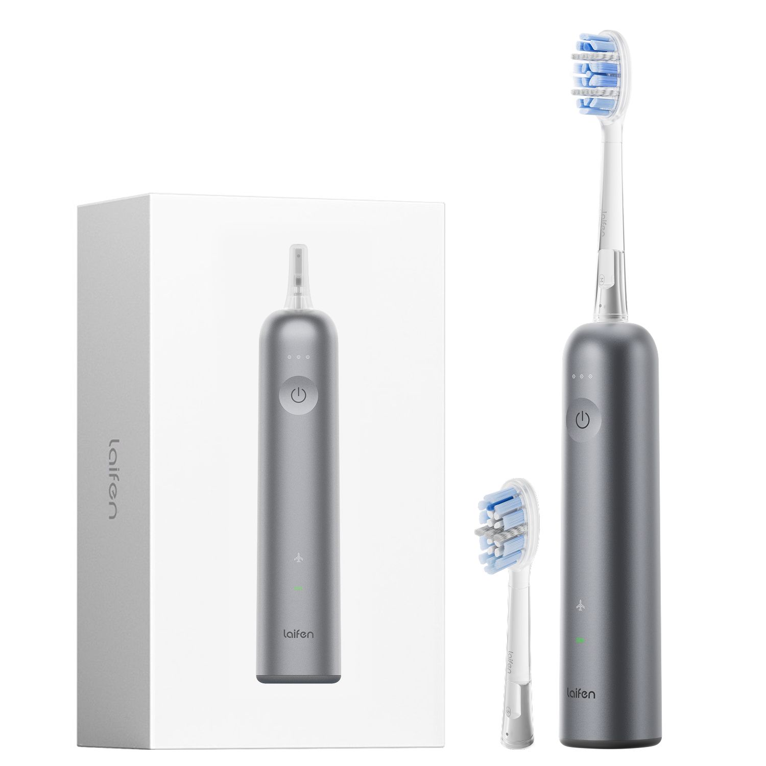 Laifen Wave Pro Electric Toothbrush - Aluminum Alloy - Space Grey