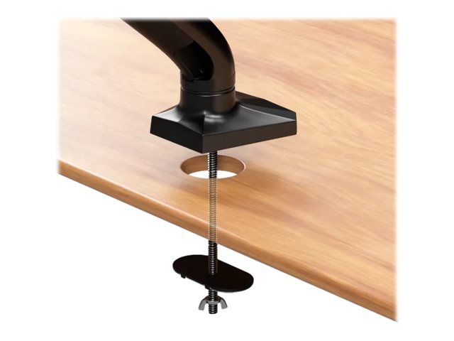 AOC AD110D0 - Befestigungskit - einstellbarer Arm - für 2 LCD-Displays - Aluminiumlegierung - Schwarz - Bildschirmgröße: bis zu 68,6 cm (bis zu 27 Zoll)