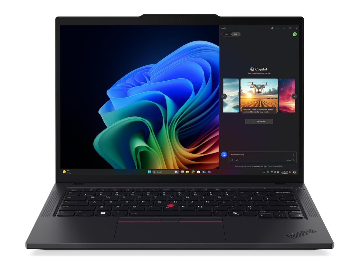 Lenovo ThinkPad T14 Gen 6 21QJ - 180°-Scharnierdesign - AMD Ryzen AI 7 PRO 350 / 2 GHz - Win 11 Pro - Radeon 860M - 64 GB RAM - 1 TB SSD TCG Opal Encryption 2, NVMe, Performance - 35.6 cm (14")