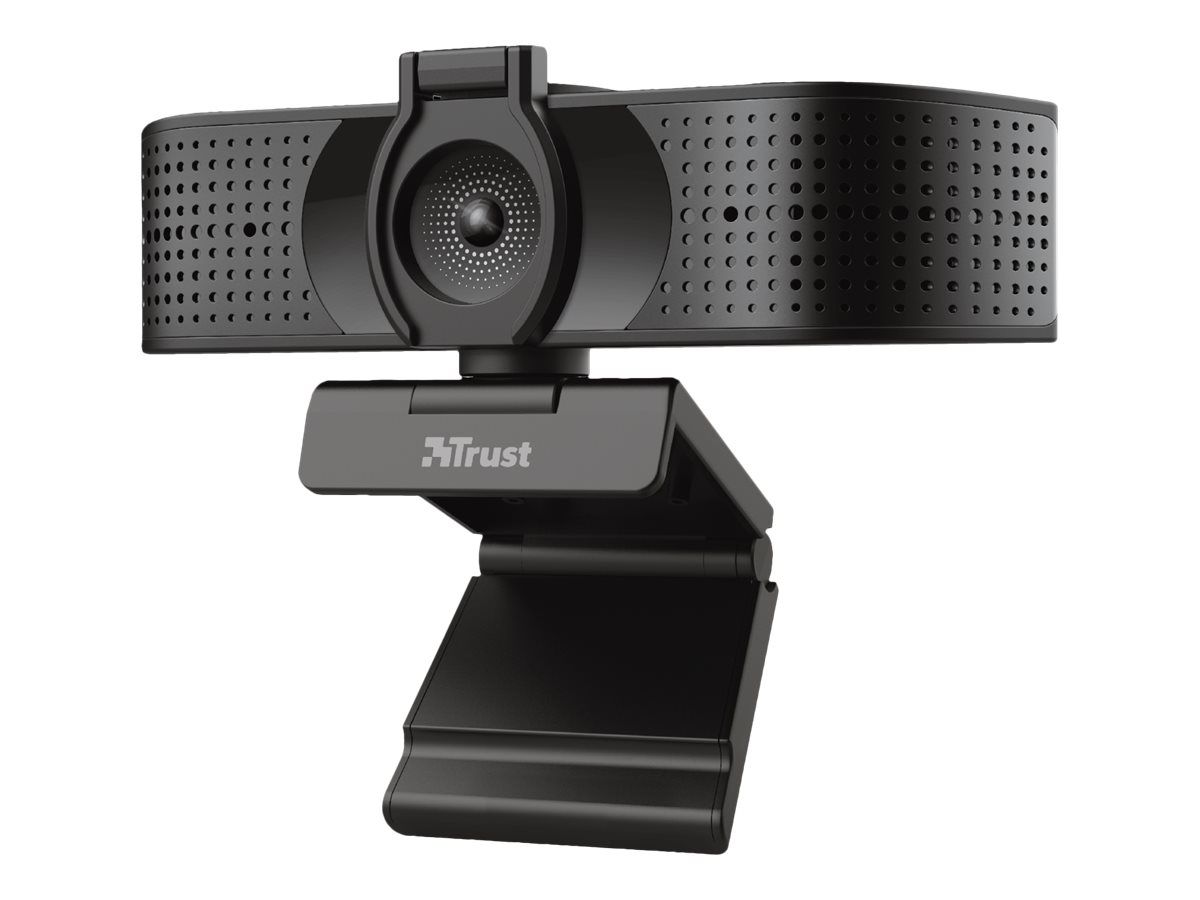 Trust Teza 4K Ultra HD Streaming-Webcam Autofokus Dual-Mikrofon Dreibeinstativ incl