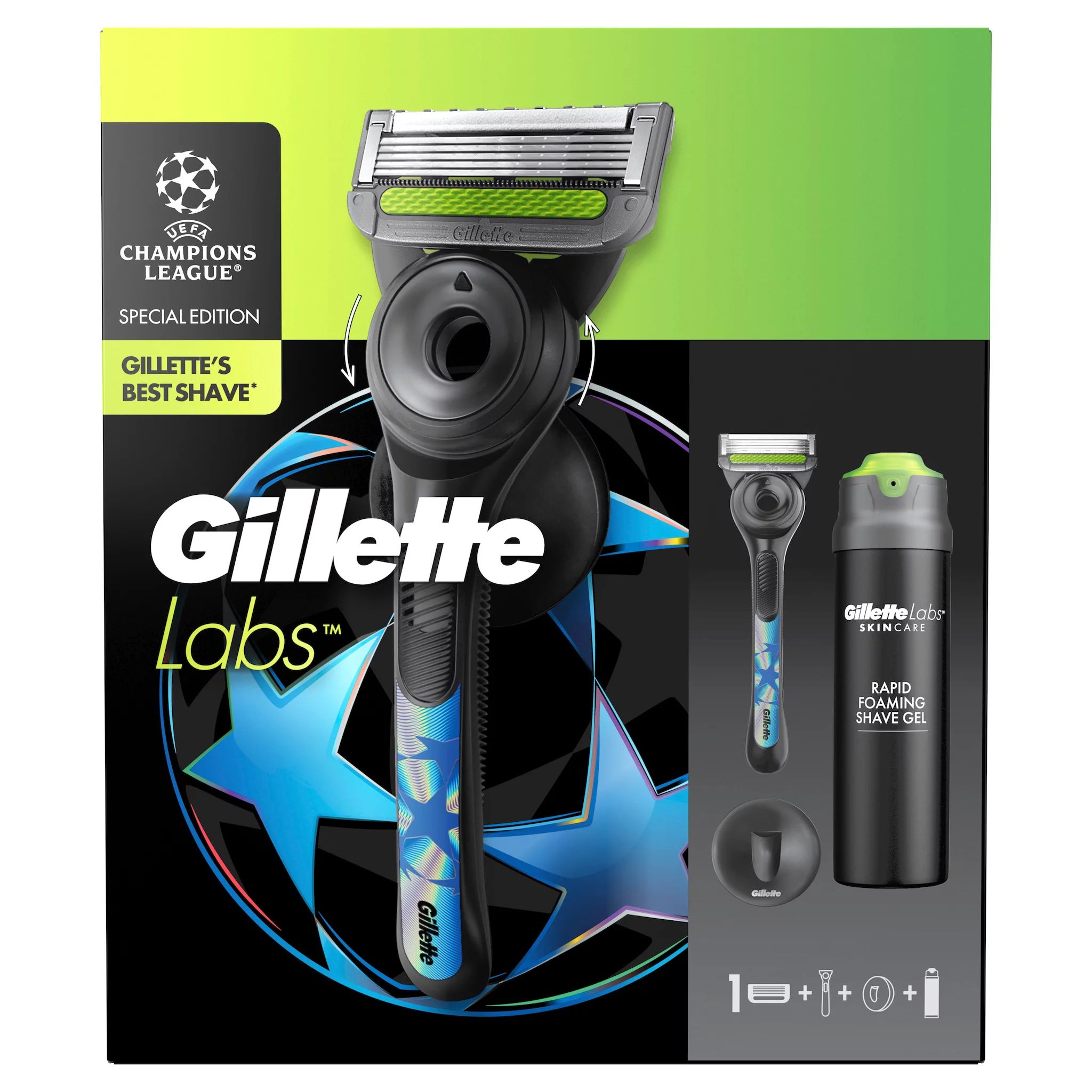 Gillette Labs Geschenkset "UEFA Champions League"