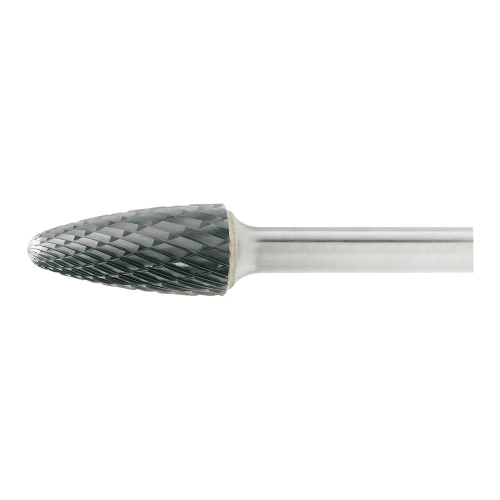 LUKAS HM-Frässtift Form F Rundbogen Kopf ø 12 mm Länge 25 mm Zahnung 7