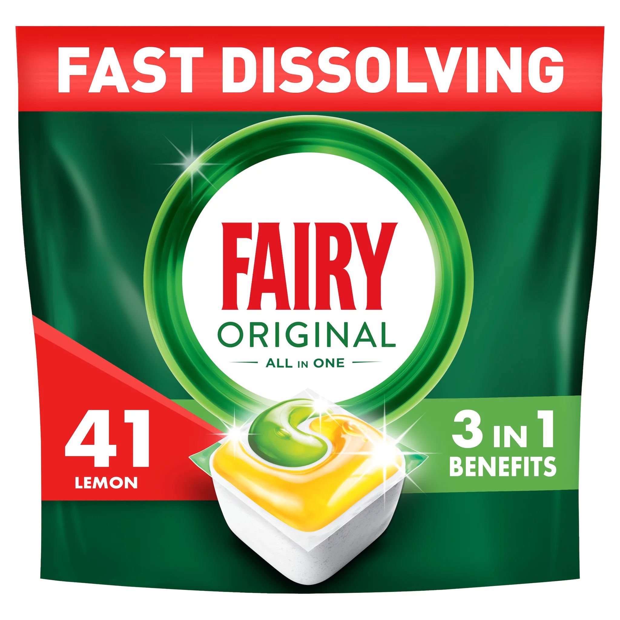 Fairy Tabs All-in-One Zitrone, 41 Stk.