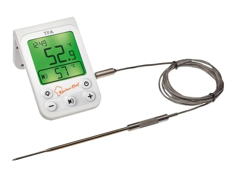 TFA Küchen-Chef - Fleischthermometer - weiß