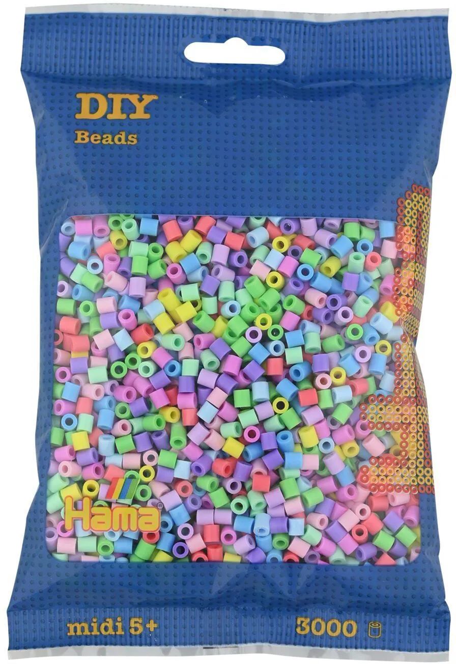 Malte Haaning Plastic A/S HAMA Perlen pastell gemischt 3.000Stück