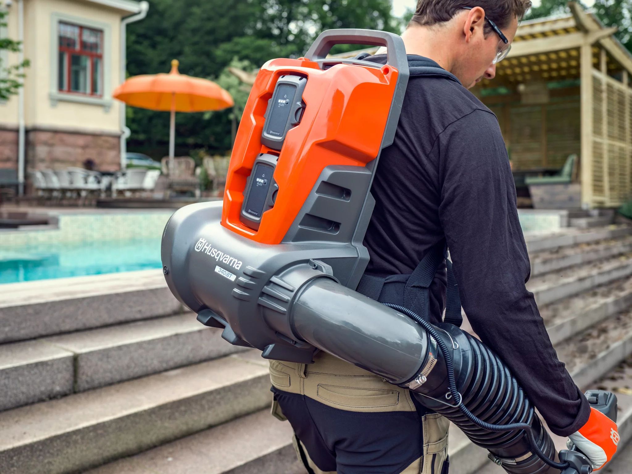 Husqvarna 340iBT ohne Akku und Ladegerät
