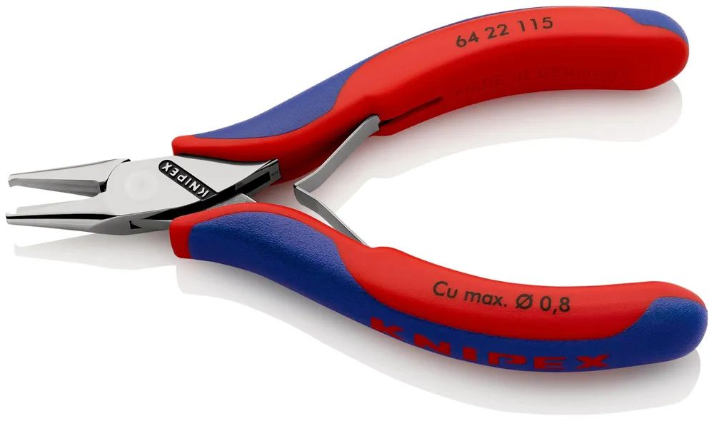 KNIPEX Elektronik-Vornschneider mit Mehrkomponenten-Hüllen 115 mm