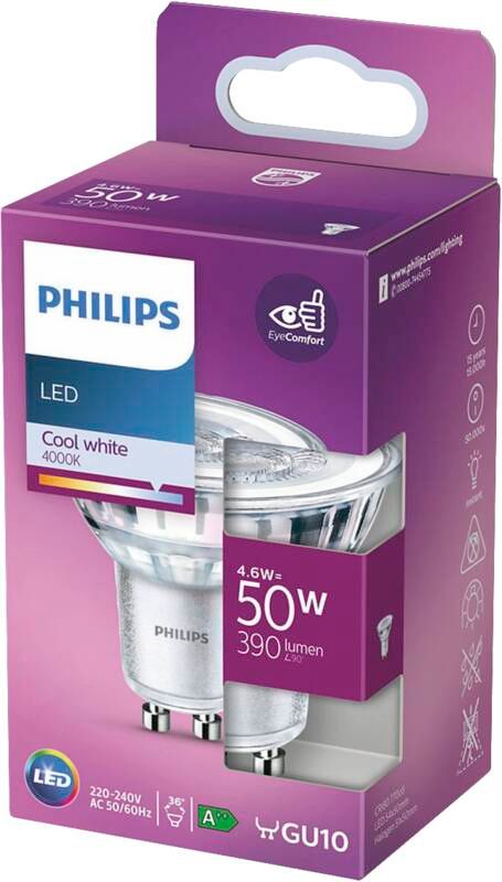 Philips LEDClassic 50W GU10 CW 36D ND SRT4