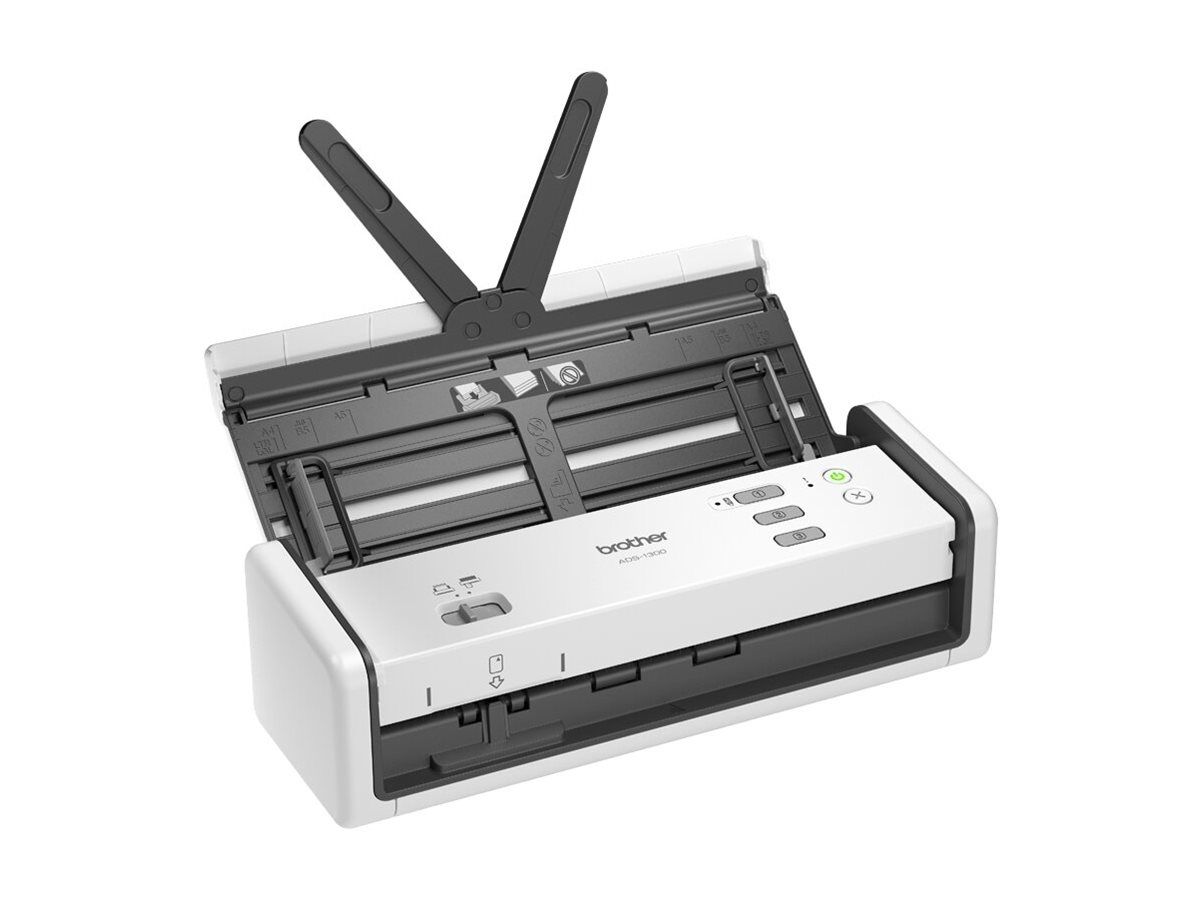 Brother ADS-1300 - Dokumentenscanner - Dual CIS - Duplex - A4 - 600 dpi x 600 dpi - bis zu 30 Seiten/Min. (einfarbig)