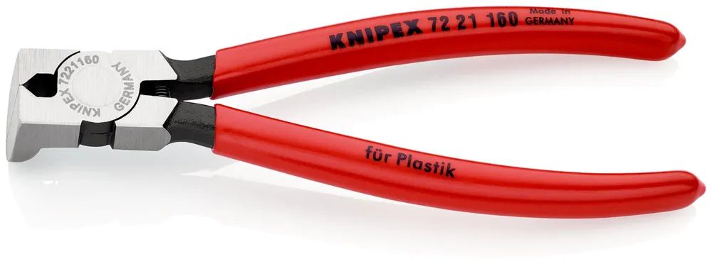 KNIPEX Seitenschneider für Kunststoff mit Kunststoff überzogen 160 mm
