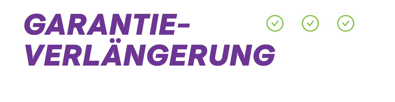 Garantie-Verlängerung