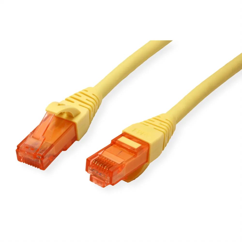 ROLINE Patchkabel Cat.6 UTP, Component Level, LSOH, gelb, 1,5 m