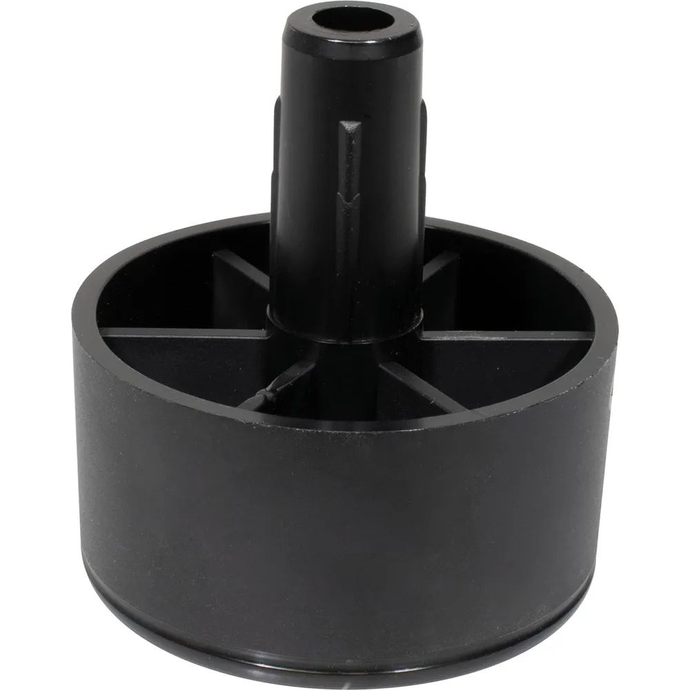 Wagner System GmbH  QuickClick Lounge Möbelgleiter, mit Zapfen, ø 44mm,Höhe 24mm,Kunststoff,schwarz