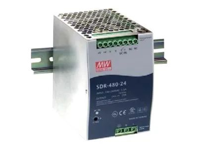 Meanwell Mean Well SDR-480 series SDR-480-24 - Netzteil (DIN-Schienenmontage möglich)