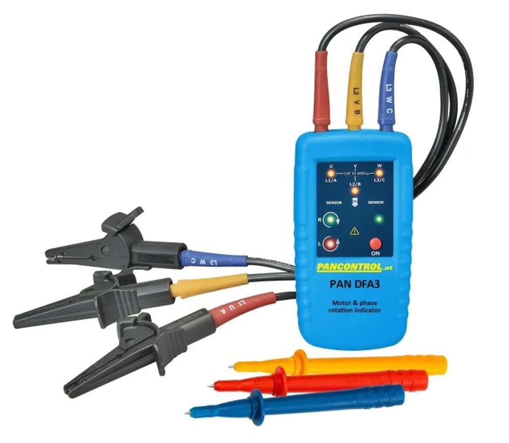 PANCONTROL Drehfeld- und Motor- Drehrichtungsanzeiger