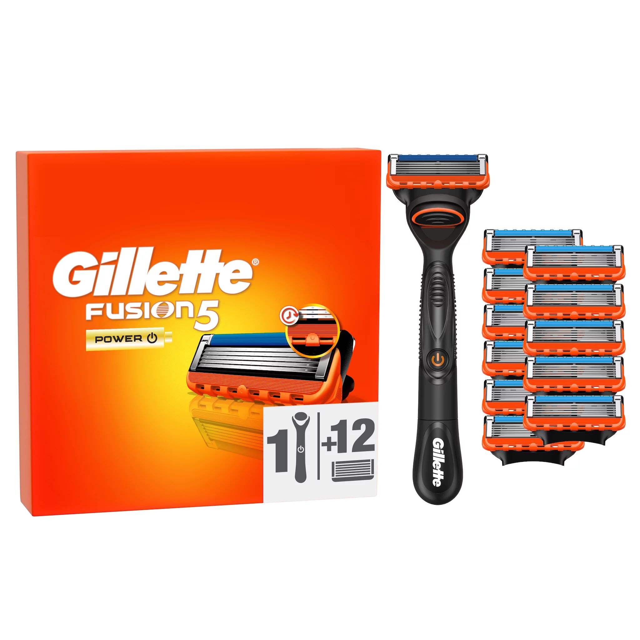 Gillette Fusion5 Power Systemklingen 12er + Handstück