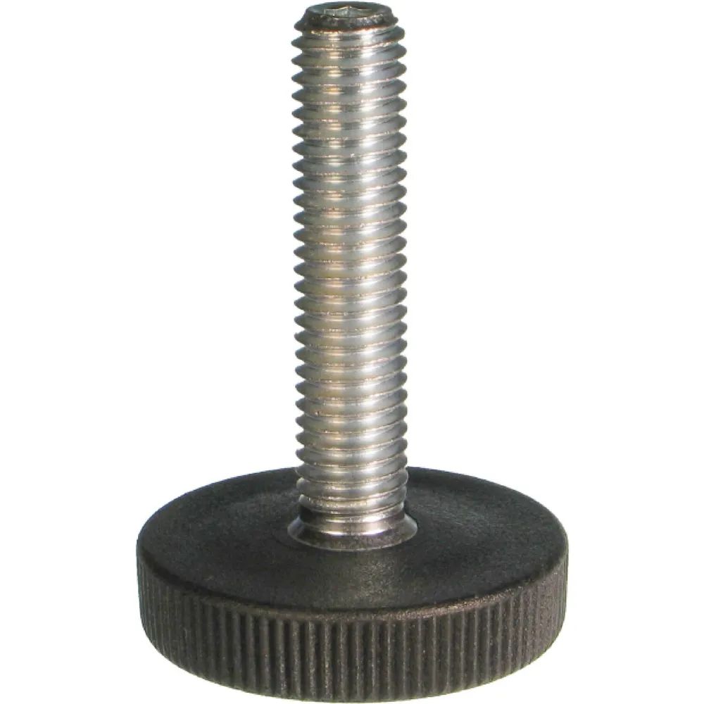 Plasticmetall Ges.m.b.H. Höhenverstellschraube SCH/PA Teller 44 mm M 10 x 34 Kunststoff schwarz