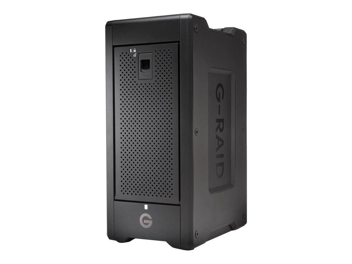 SanDisk Professional G-RAID SHUTTLE 8 - Festplatten-Array - 96 TB - 8 Schächte - HDD 12 TB x 8 - Thunderbolt 3, USB 3.2 Gen 2 (extern)