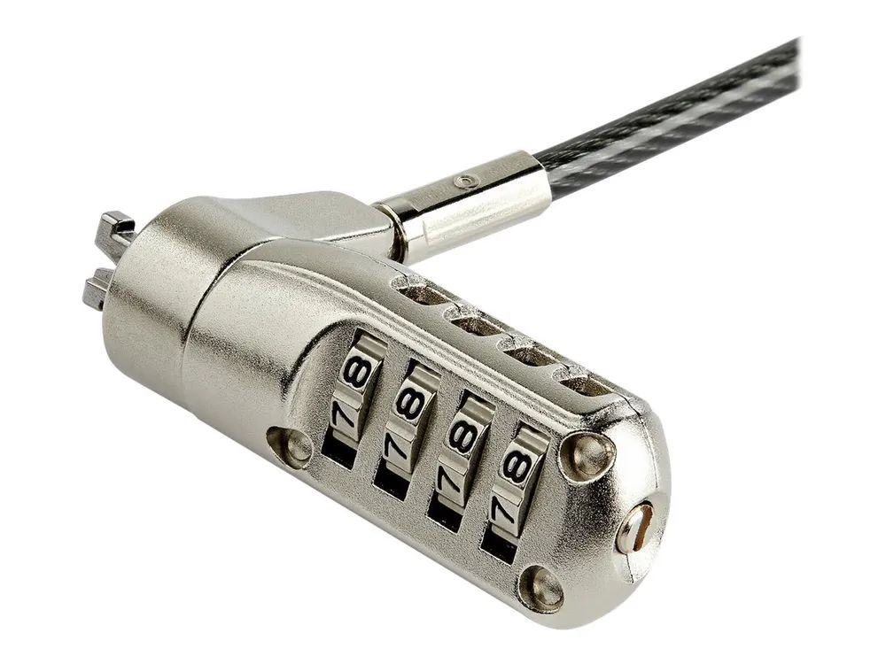 StarTech.com LTLOCKNANO Laptopschloss (2m Kabel, Nano lock, individuell wählbare Kombination, anti-theft)