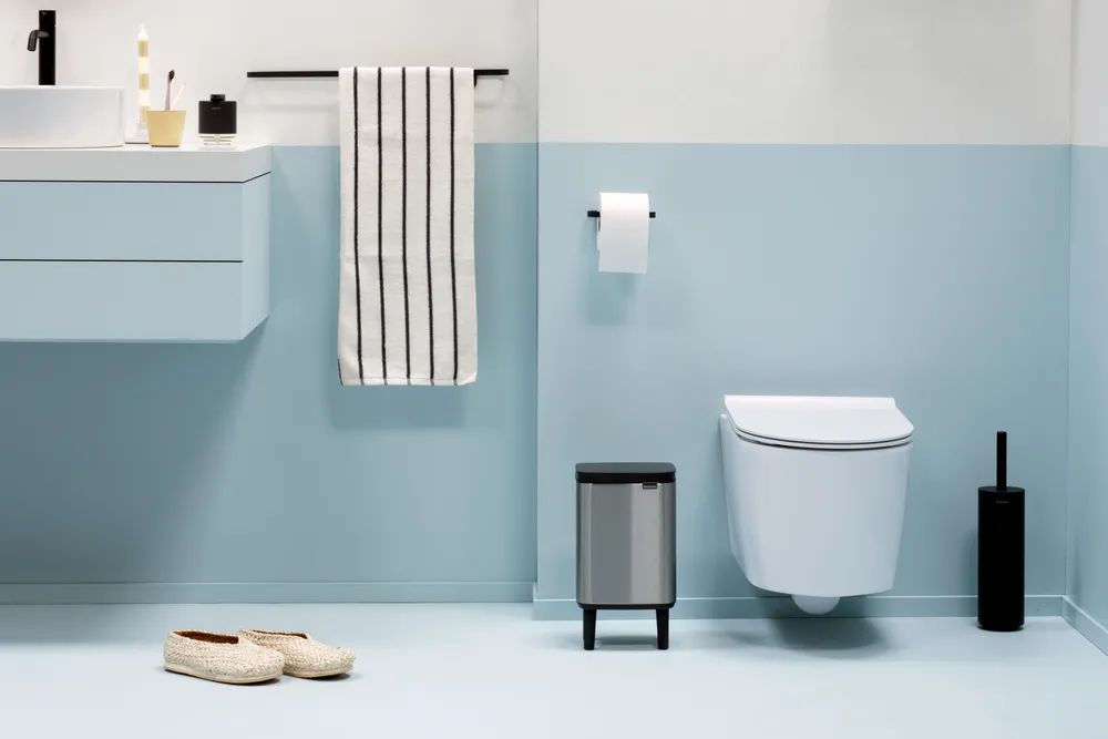 Brabantia Bo Mülleimer Hi, 4L - Matt Steel Fingerprint Proof