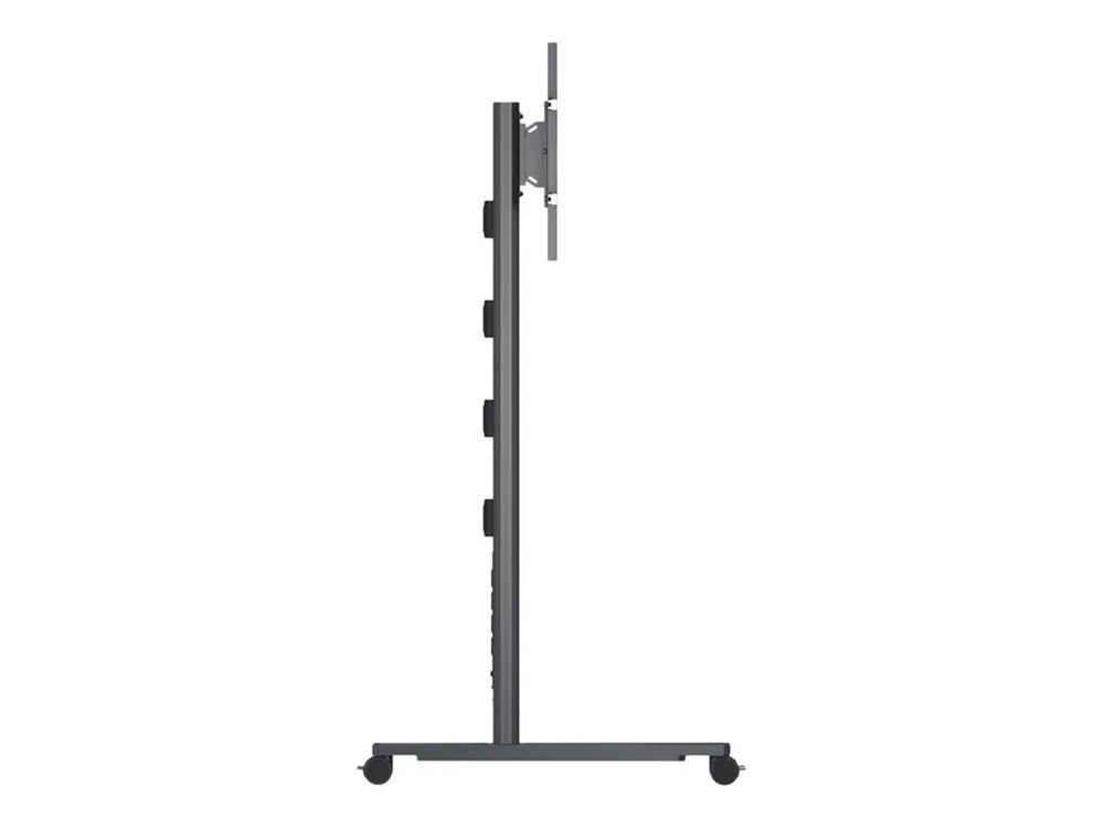 Hagor DS Stand Single - Wagen - für LCD-Display - Aluminium - Schwarz - Bildschirmgröße: 116.8-165.1 cm (46"-65")