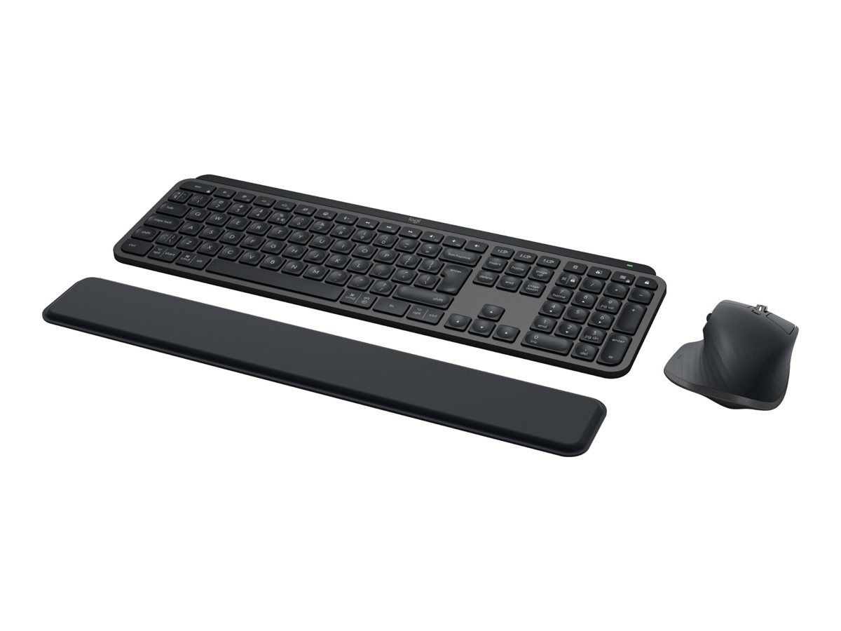 Logitech MX Keys S Combo - Tastatur-und-Maus-Set - hinterleuchtet - kabellos - Bluetooth LE - Nordisch (Dänisch/Finnisch/Norwegisch/Schwedisch)