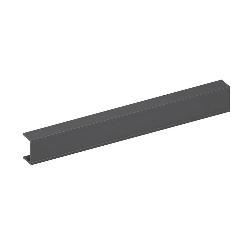 ITALIANA FERRAMENTA Bremsklappenhalter KIARO Abdeckprofil, Alu Gunmetal schwarz