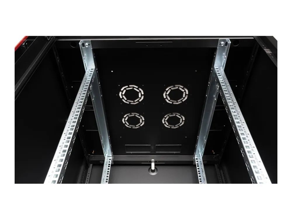 ROLINE Basic - Schrank Netzwerkschrank - Glas Tür, 800 x 800 (B x T)