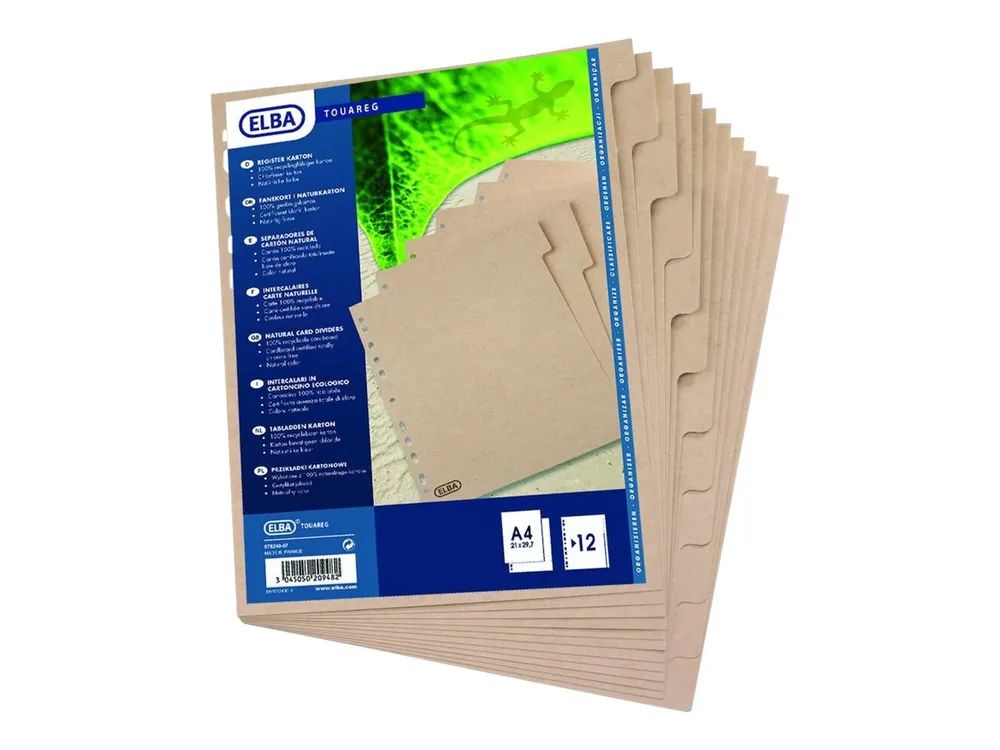 Oxford ELBA Touareg - Trennelement - 12 Teile - für A4 (210 x 297 mm)