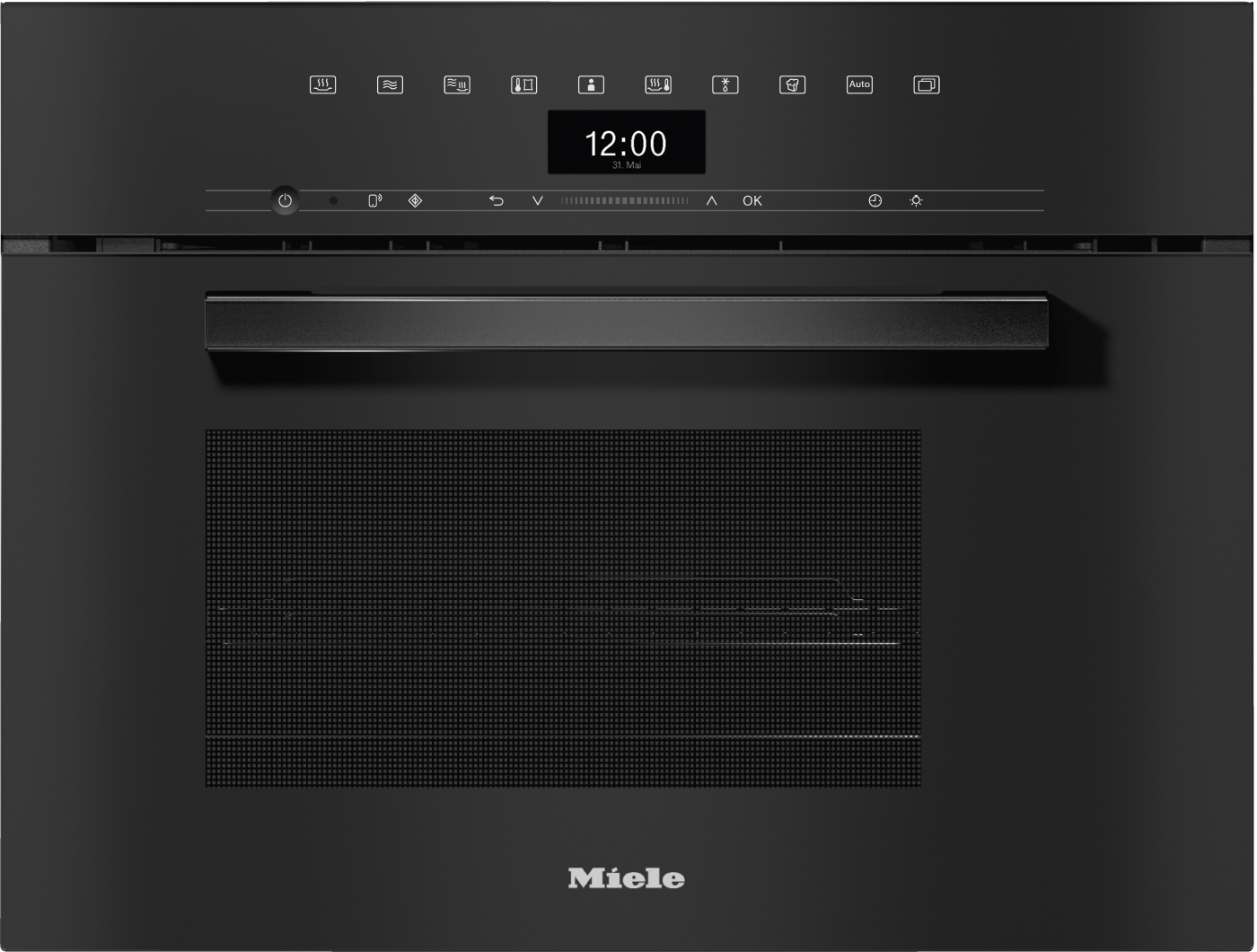 Miele Dampfgarer mit Mikrowelle DGM 7440 Obsidianschwarz