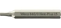 Wera 840 Micro Bits Hex-Plus 1.5 x 05058110001